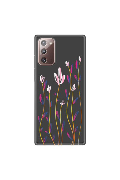 SAMSUNG - Galaxy Note20 - Soft Clear Case - Pink Tulips