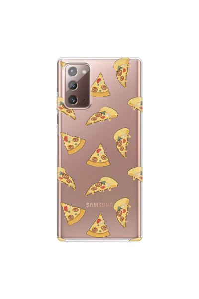 SAMSUNG - Galaxy Note20 - Soft Clear Case - Pizza Phone Case
