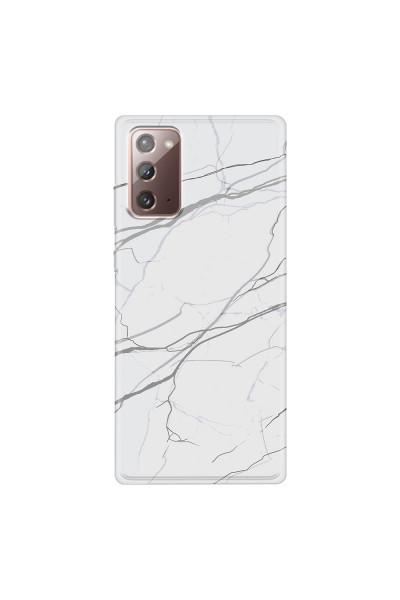 SAMSUNG - Galaxy Note20 - Soft Clear Case - Pure Marble Collection V.