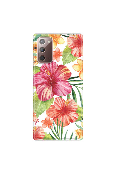 SAMSUNG - Galaxy Note20 - Soft Clear Case - Tropical Vibes