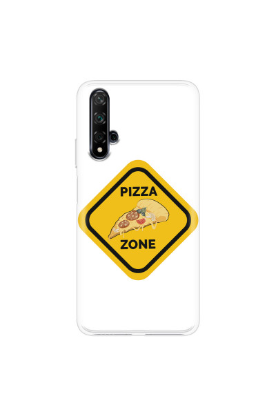HUAWEI - Nova 5T - Soft Clear Case - Pizza Zone Phone Case