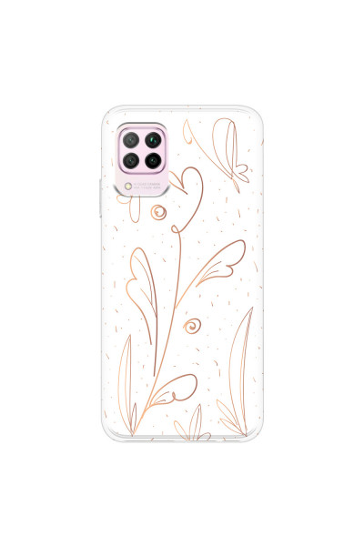 HUAWEI - P40 Lite - Soft Clear Case - Flowers In Style