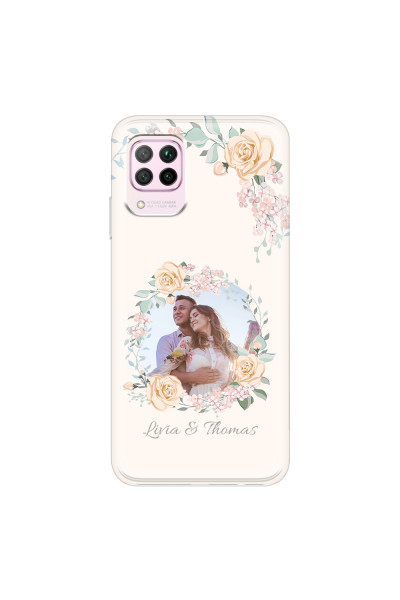 HUAWEI - P40 Lite - Soft Clear Case - Frame Of Roses