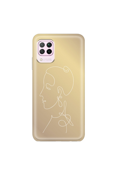 HUAWEI - P40 Lite - Soft Clear Case - Golden Lady
