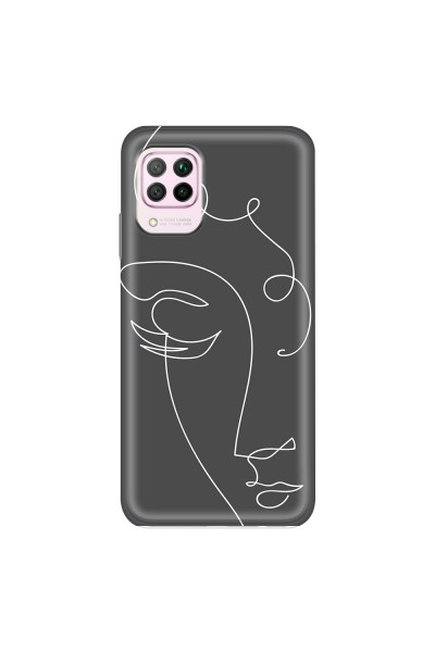HUAWEI - P40 Lite - Soft Clear Case - Light Portrait in Picasso Style