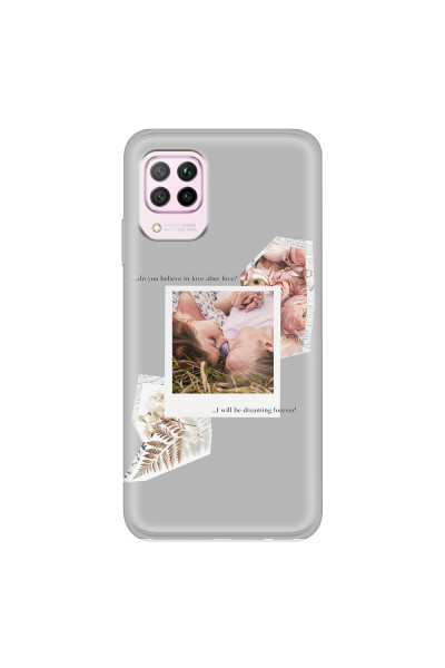 HUAWEI - P40 Lite - Soft Clear Case - Vintage Grey Collage Phone Case