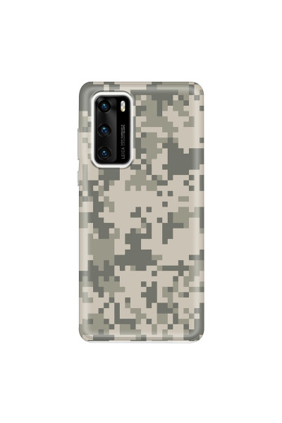 HUAWEI - P40 - Soft Clear Case - Digital Camouflage