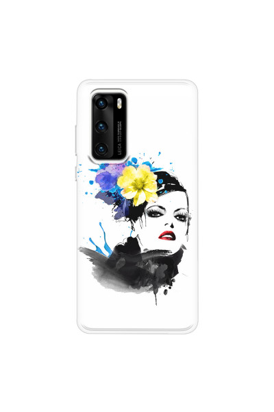 HUAWEI - P40 - Soft Clear Case - Floral Beauty