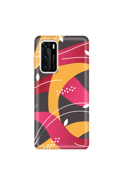 HUAWEI - P40 - Soft Clear Case - Retro Style Series V.