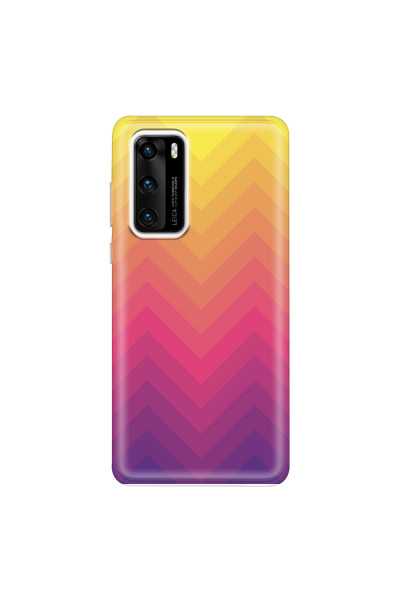 HUAWEI - P40 - Soft Clear Case - Retro Style Series VII.
