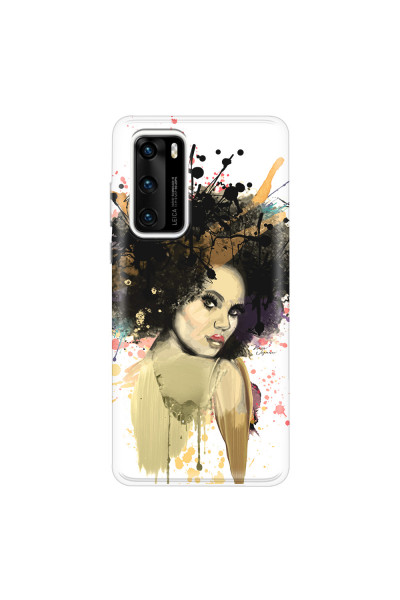 HUAWEI - P40 - Soft Clear Case - We love Afro