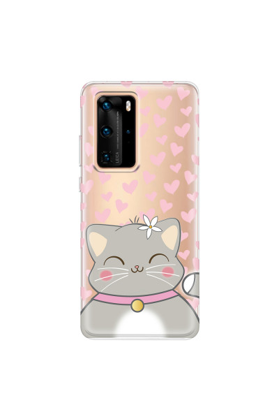 HUAWEI - P40 Pro - Soft Clear Case - Kitty