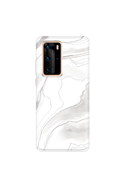 HUAWEI - P40 Pro - Soft Clear Case - Pure Marble Collection III.