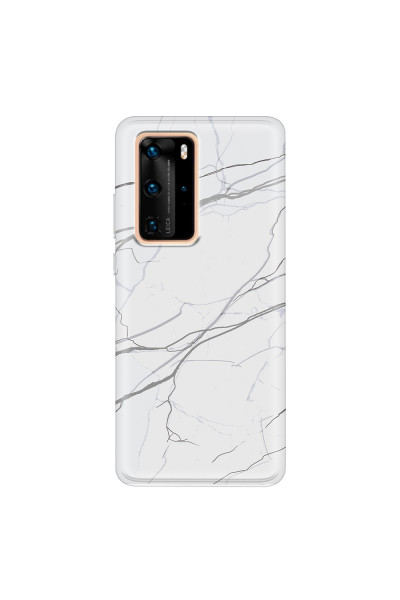HUAWEI - P40 Pro - Soft Clear Case - Pure Marble Collection V.