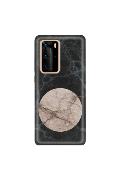 HUAWEI - P40 Pro - Soft Clear Case - Pure Marble Collection VII.