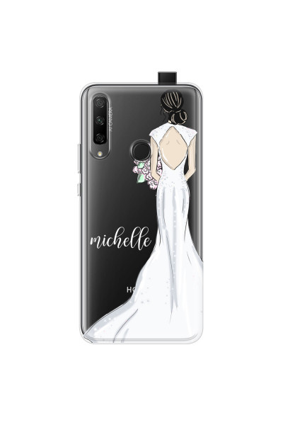 HONOR - Honor 9X - Soft Clear Case - Bride To Be Blackhair
