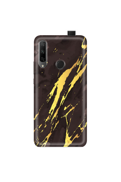 HONOR - Honor 9X - Soft Clear Case - Marble Royal Black