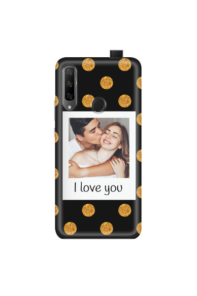 HONOR - Honor 9X - Soft Clear Case - Single Love Dots Photo