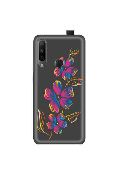 HONOR - Honor 9X - Soft Clear Case - Spring Flowers In The Dark