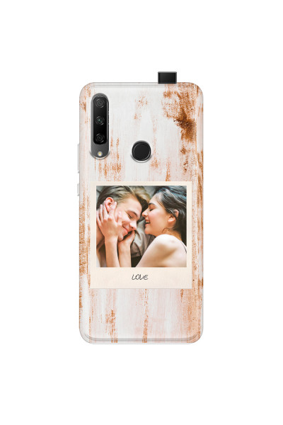 HONOR - Honor 9X - Soft Clear Case - Wooden Polaroid