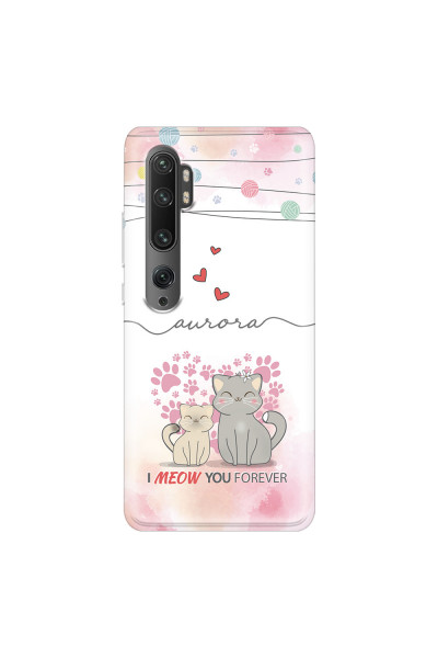 XIAOMI - Mi Note 10 / 10 Pro - Soft Clear Case - I Meow You Forever