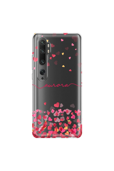 XIAOMI - Mi Note 10 / 10 Pro - Soft Clear Case - Scattered Hearts