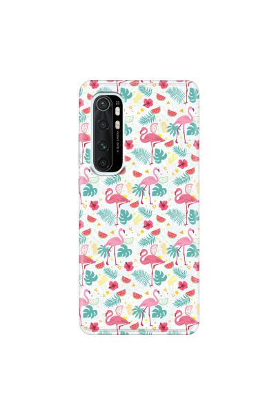 XIAOMI - Mi Note 10 Lite - Soft Clear Case - Tropical Flamingo II