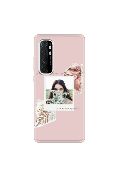 XIAOMI - Mi Note 10 Lite - Soft Clear Case - Vintage Pink Collage Phone Case