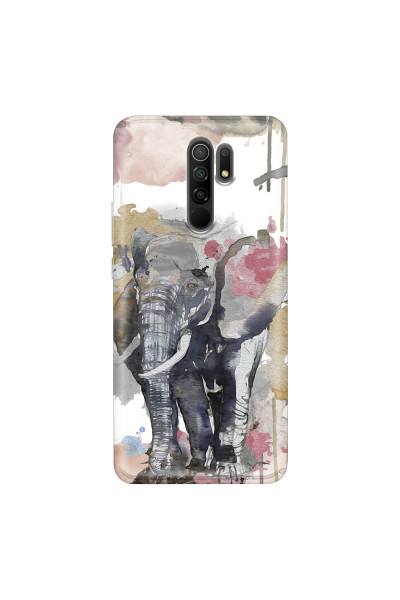 XIAOMI - Redmi 9 - Soft Clear Case - Elephant