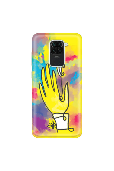 XIAOMI - Redmi Note 9 - Soft Clear Case - Abstract Hand Paint