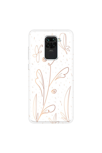 XIAOMI - Redmi Note 9 - Soft Clear Case - Flowers In Style