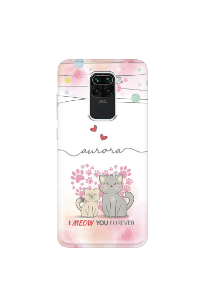 XIAOMI - Redmi Note 9 - Soft Clear Case - I Meow You Forever