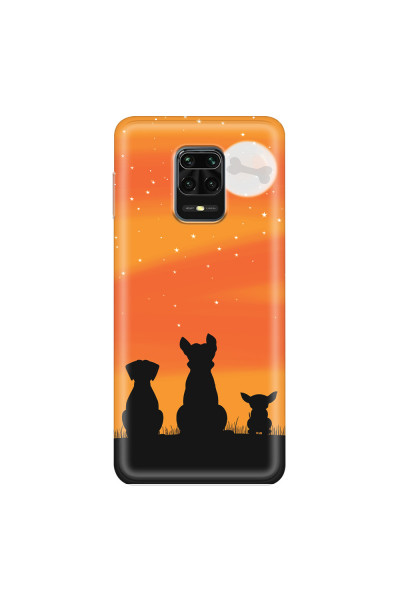 XIAOMI - Redmi Note 9 Pro / Note 9S - Soft Clear Case - Dog's Desire Orange Sky