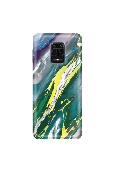 XIAOMI - Redmi Note 9 Pro / Note 9S - Soft Clear Case - Marble Rainforest Green