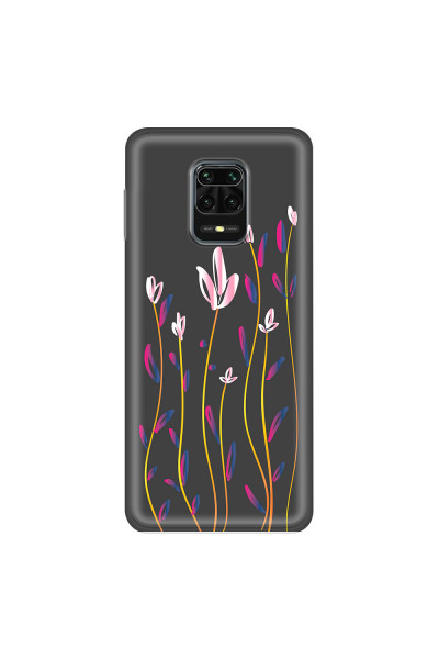 XIAOMI - Redmi Note 9 Pro / Note 9S - Soft Clear Case - Pink Tulips