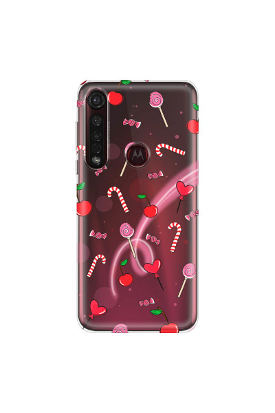 MOTOROLA by LENOVO - Moto G8 Plus - Soft Clear Case - Candy Clear