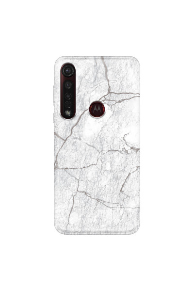 MOTOROLA by LENOVO - Moto G8 Plus - Soft Clear Case - Pure Marble Collection II.