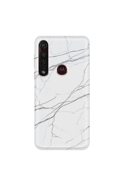 MOTOROLA by LENOVO - Moto G8 Plus - Soft Clear Case - Pure Marble Collection V.