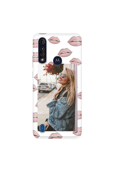 MOTOROLA by LENOVO - Moto G8 Power Lite - Soft Clear Case - Teenage Kiss Phone Case
