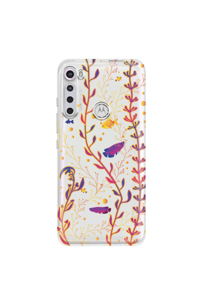 MOTOROLA by LENOVO - Moto One Fusion Plus - Soft Clear Case - Clear Underwater World