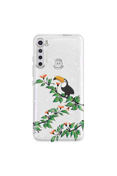 MOTOROLA by LENOVO - Moto One Fusion Plus - Soft Clear Case - Me, The Stars And Toucan