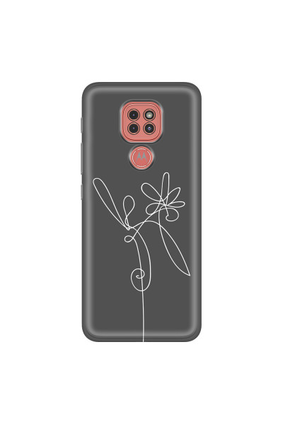 MOTOROLA by LENOVO - Moto G9 Play - Soft Clear Case - Flower In The Dark