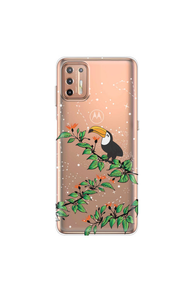 MOTOROLA by LENOVO - Moto G9 Plus - Soft Clear Case - Me, The Stars And Toucan
