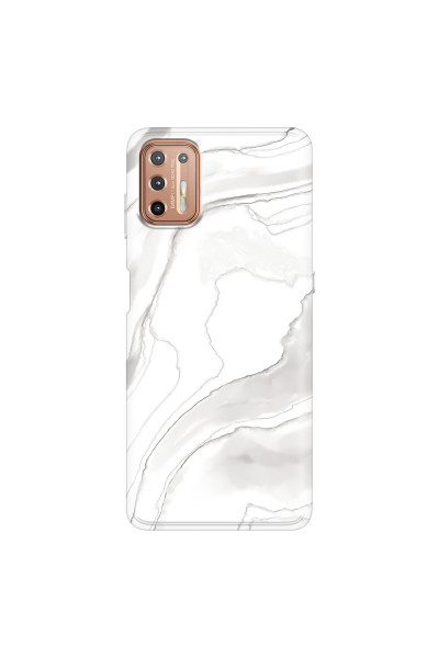 MOTOROLA by LENOVO - Moto G9 Plus - Soft Clear Case - Pure Marble Collection III.