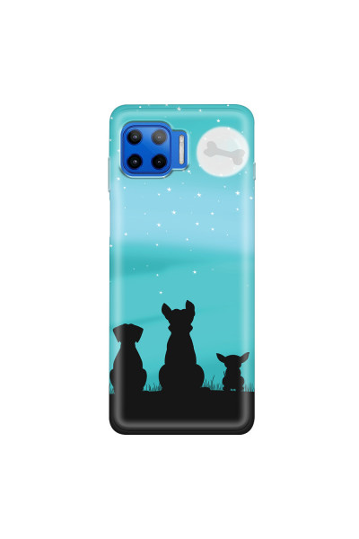 MOTOROLA by LENOVO - Moto G 5G Plus - Soft Clear Case - Dog's Desire Blue Sky