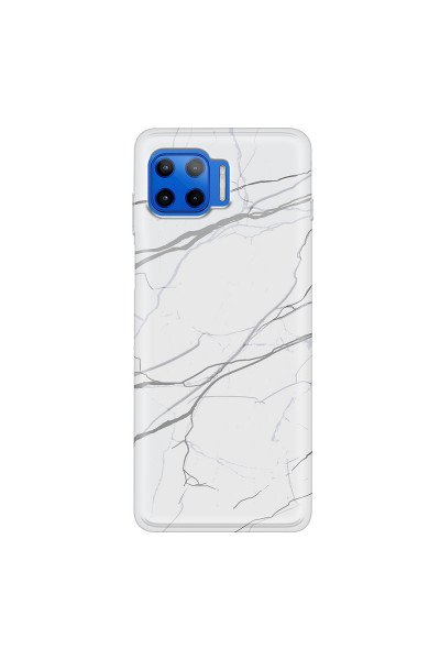 MOTOROLA by LENOVO - Moto G 5G Plus - Soft Clear Case - Pure Marble Collection V.