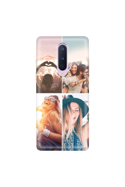 ONEPLUS - OnePlus 8 - Soft Clear Case - Collage of 4