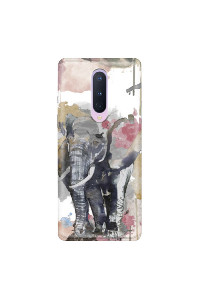 ONEPLUS - OnePlus 8 - Soft Clear Case - Elephant