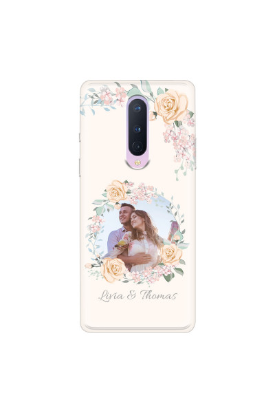 ONEPLUS - OnePlus 8 - Soft Clear Case - Frame Of Roses