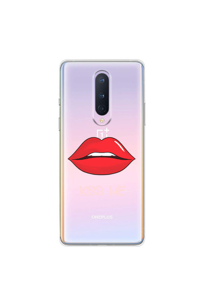 ONEPLUS - OnePlus 8 - Soft Clear Case - Kiss Me Light